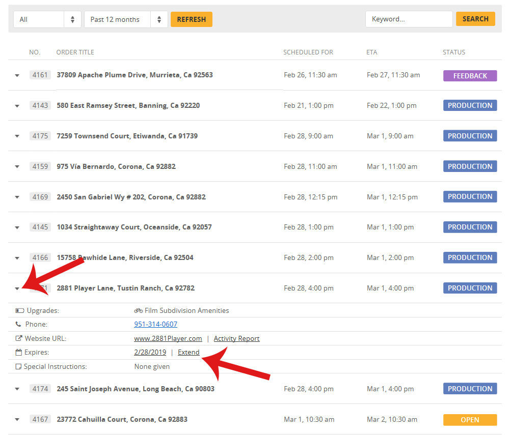 how to extend URL registration