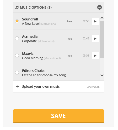 music library options